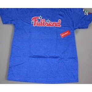 Full Send Philly Love tee T-Shirt Blue Large Men's Nelk Boys Baseball